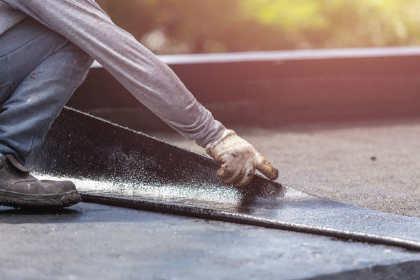 Professional Basement Waterproofing technician working in Gloucester City, NJ